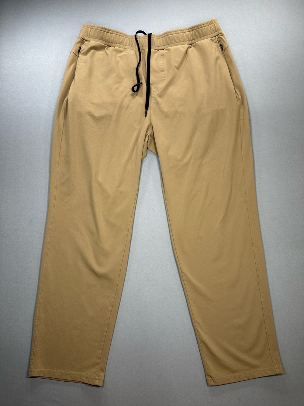 Public Rec All Day Every Day Khaki Stretch Pant, Elastic Waist - Mens 40x30